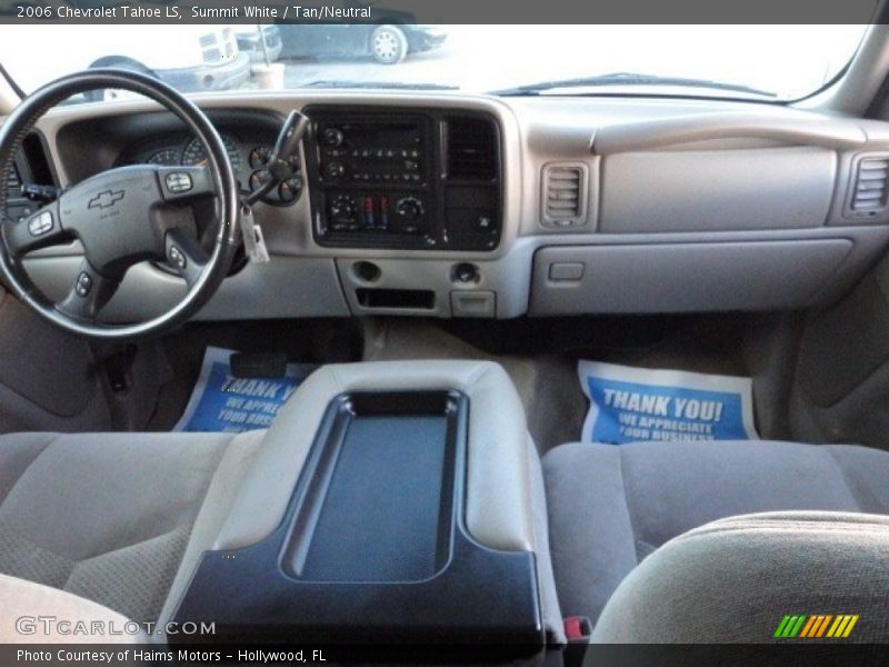 Summit White / Tan/Neutral 2006 Chevrolet Tahoe LS