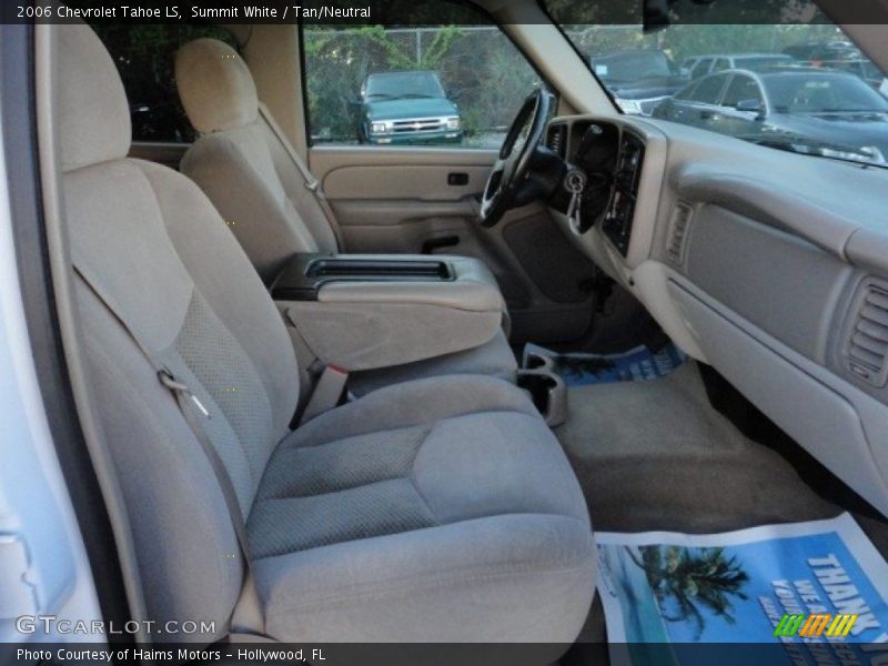 Summit White / Tan/Neutral 2006 Chevrolet Tahoe LS