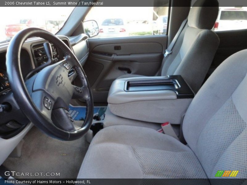 Summit White / Tan/Neutral 2006 Chevrolet Tahoe LS