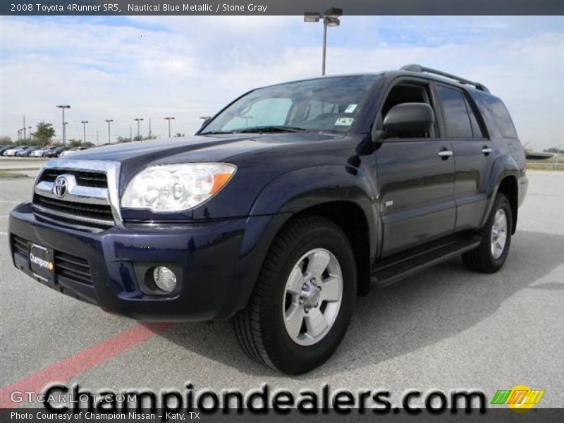 Nautical Blue Metallic / Stone Gray 2008 Toyota 4Runner SR5