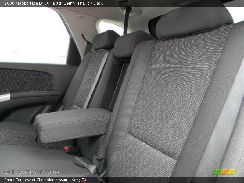 Black Cherry Metallic / Black 2008 Kia Sportage LX V6