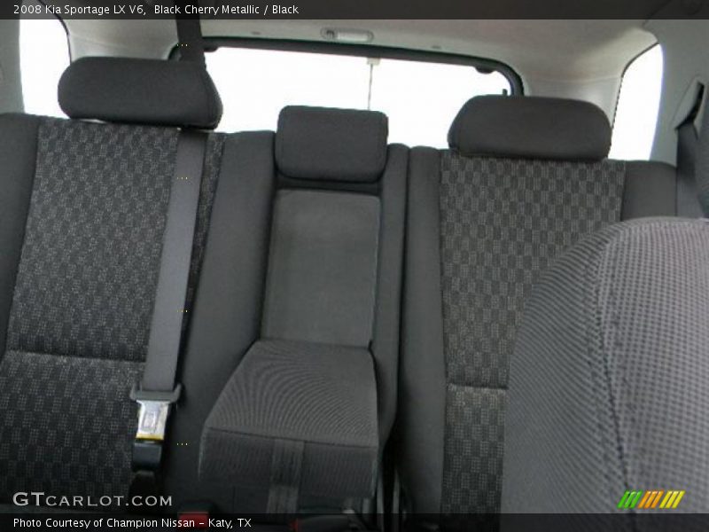 Black Cherry Metallic / Black 2008 Kia Sportage LX V6