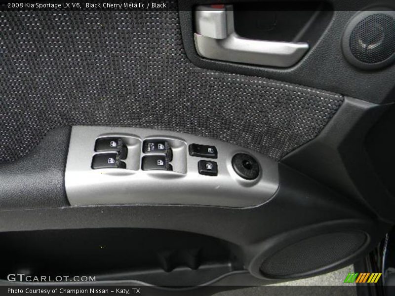 Black Cherry Metallic / Black 2008 Kia Sportage LX V6