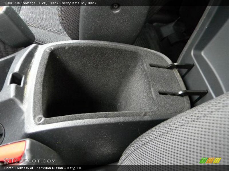 Black Cherry Metallic / Black 2008 Kia Sportage LX V6