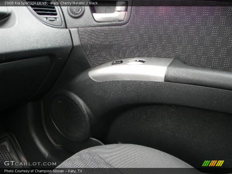 Black Cherry Metallic / Black 2008 Kia Sportage LX V6