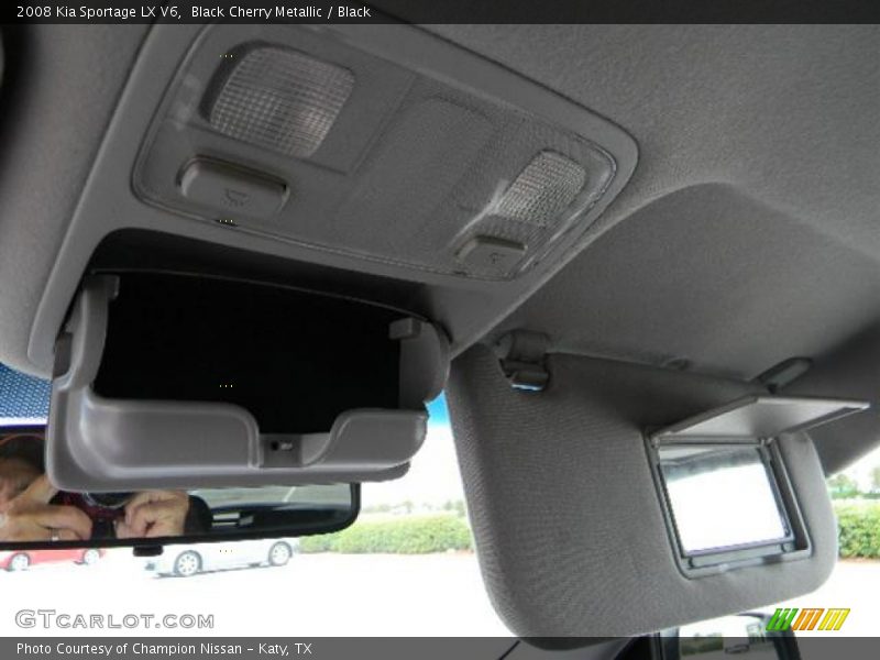 Black Cherry Metallic / Black 2008 Kia Sportage LX V6