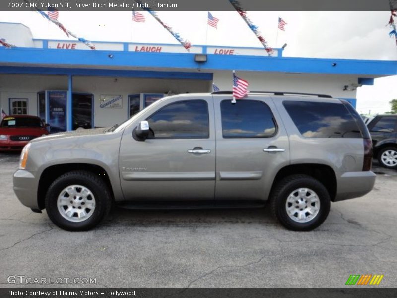 Silver Birch Metallic / Light Titanium 2007 GMC Yukon SLT