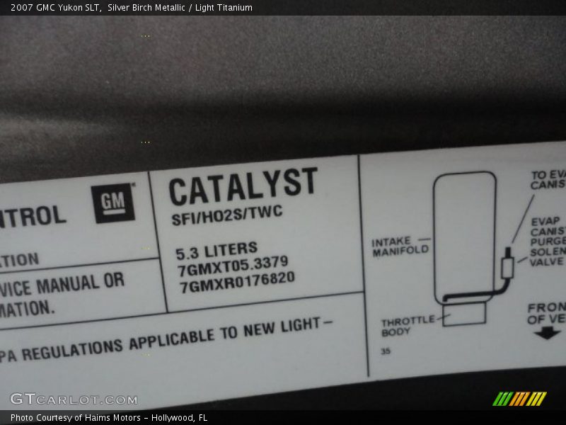 Silver Birch Metallic / Light Titanium 2007 GMC Yukon SLT