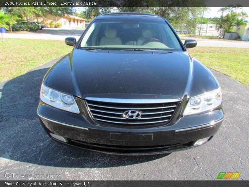 Ebony Black / Beige 2006 Hyundai Azera Limited