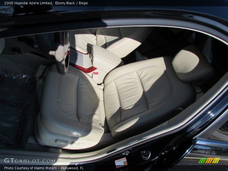 Ebony Black / Beige 2006 Hyundai Azera Limited