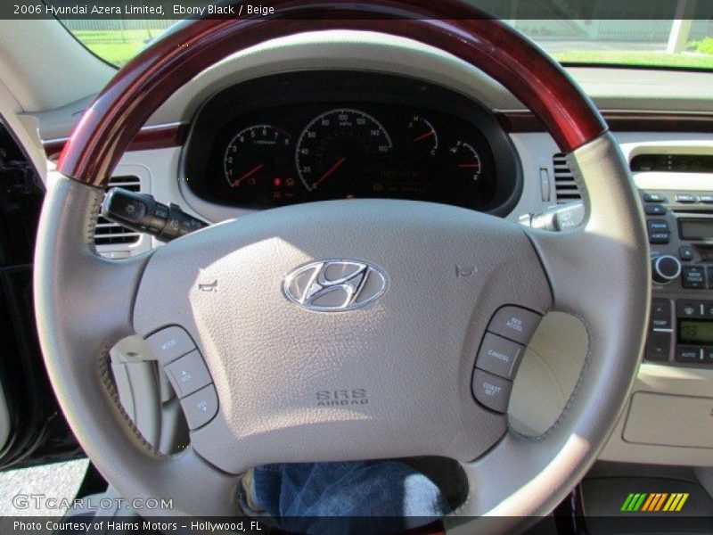 Ebony Black / Beige 2006 Hyundai Azera Limited