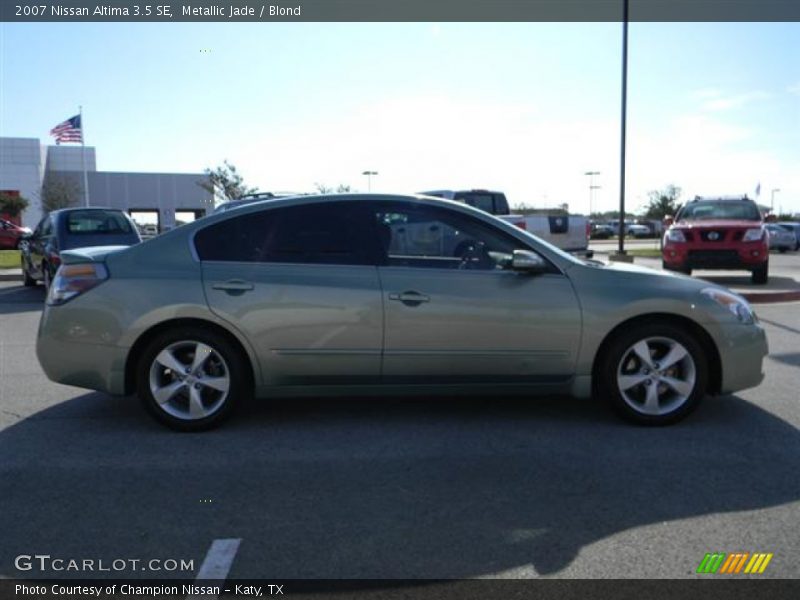 Metallic Jade / Blond 2007 Nissan Altima 3.5 SE