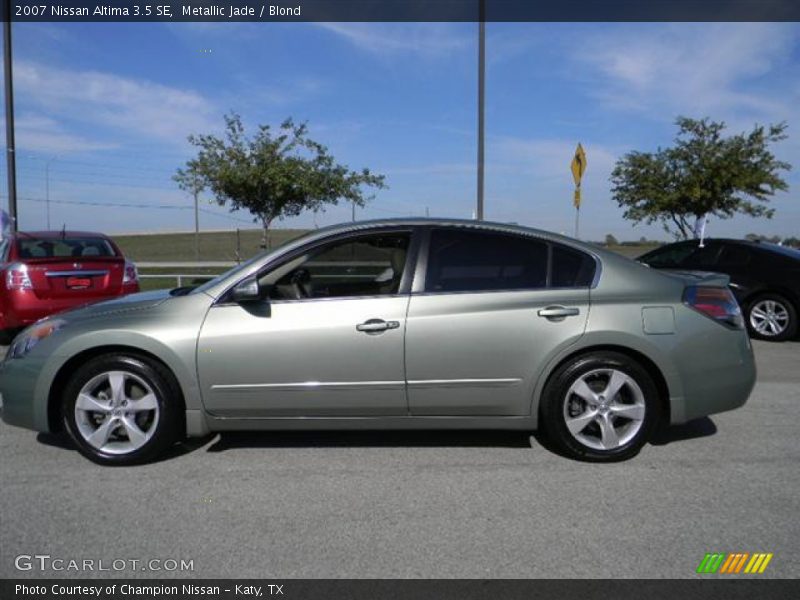 Metallic Jade / Blond 2007 Nissan Altima 3.5 SE