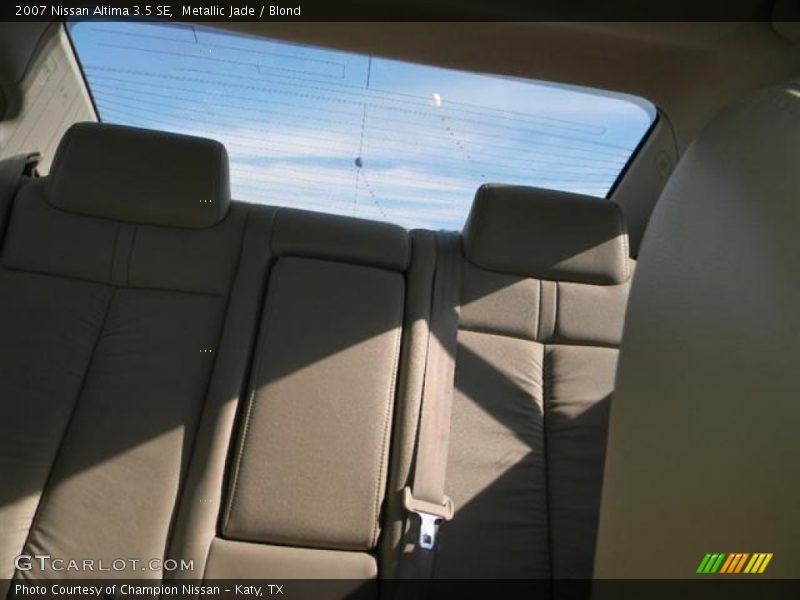 Metallic Jade / Blond 2007 Nissan Altima 3.5 SE