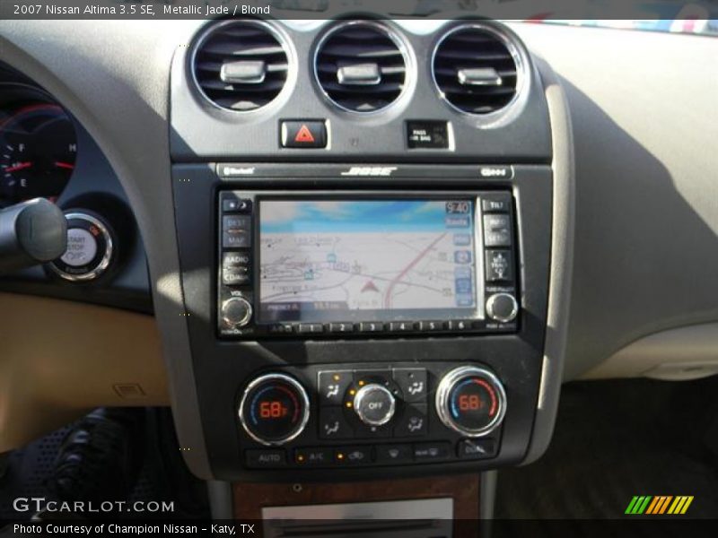Metallic Jade / Blond 2007 Nissan Altima 3.5 SE