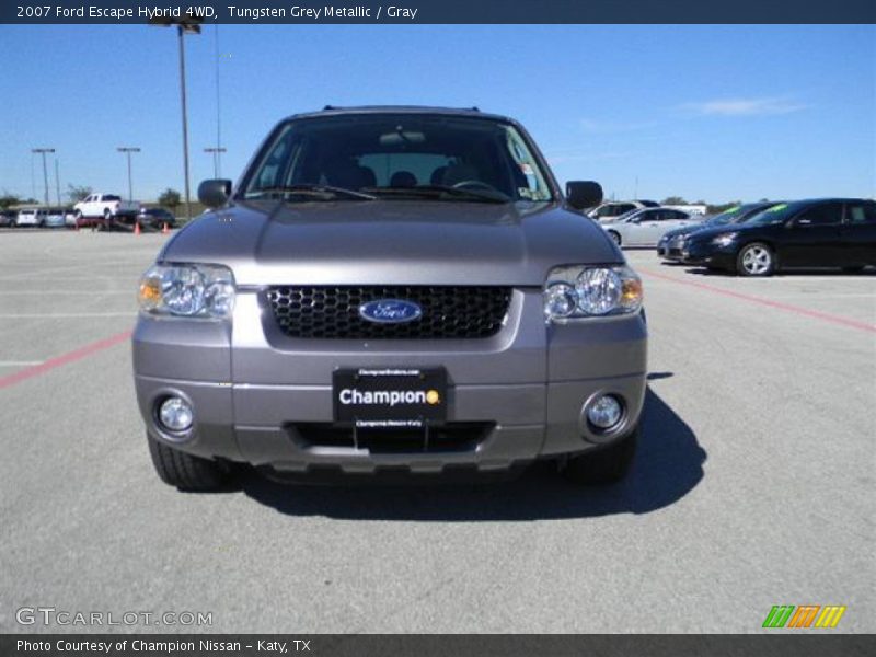 Tungsten Grey Metallic / Gray 2007 Ford Escape Hybrid 4WD