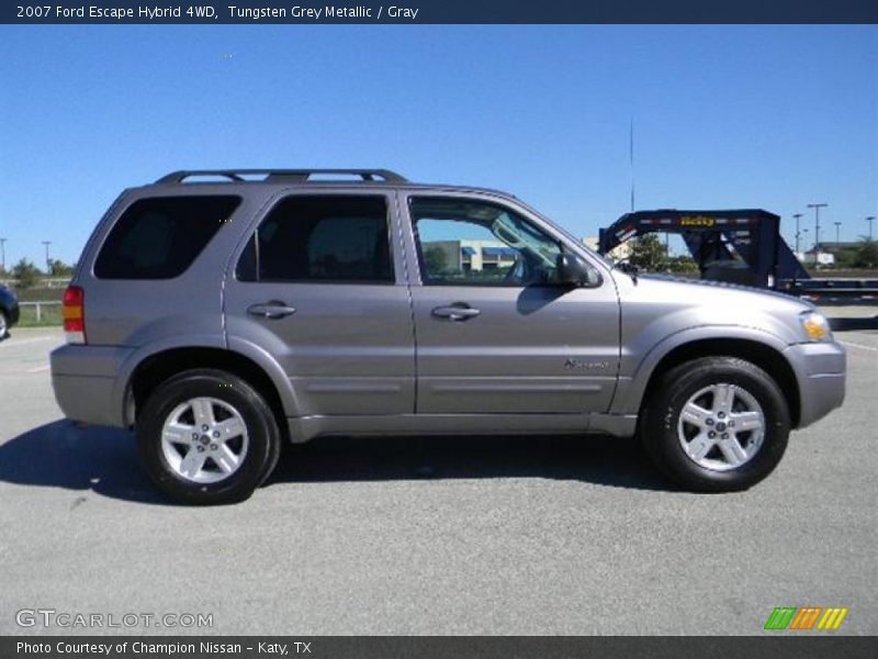 Tungsten Grey Metallic / Gray 2007 Ford Escape Hybrid 4WD