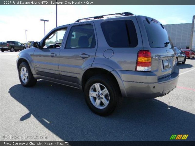 Tungsten Grey Metallic / Gray 2007 Ford Escape Hybrid 4WD