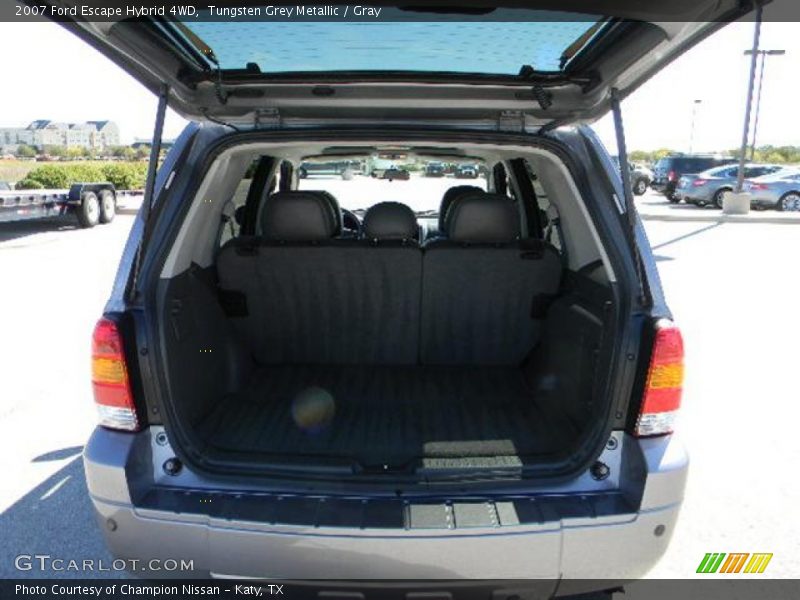 Tungsten Grey Metallic / Gray 2007 Ford Escape Hybrid 4WD