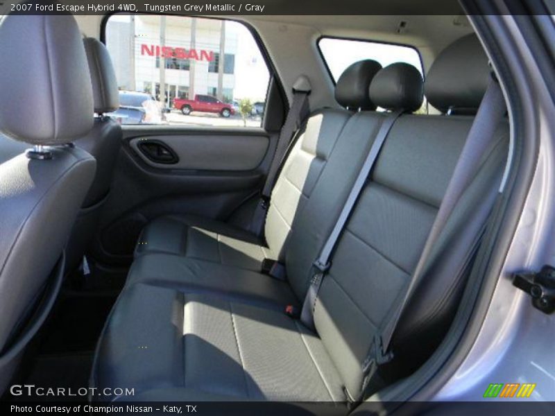 Tungsten Grey Metallic / Gray 2007 Ford Escape Hybrid 4WD