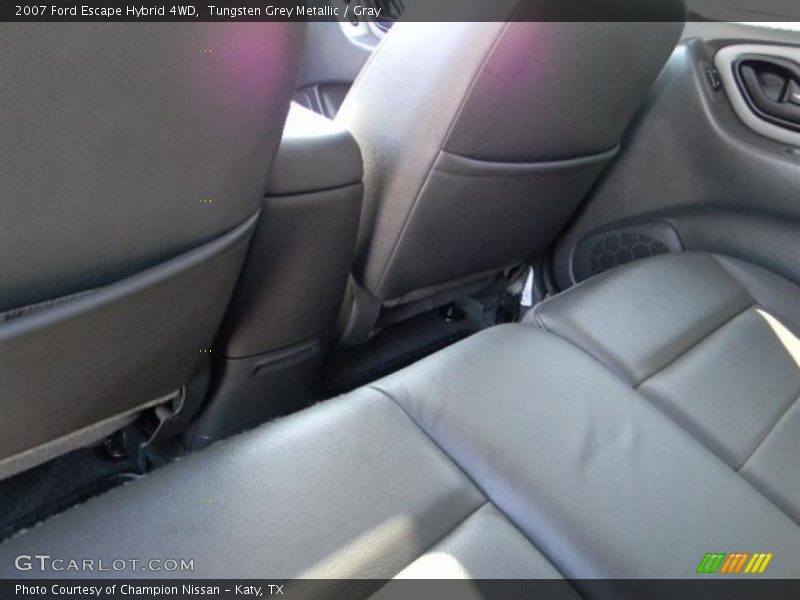Tungsten Grey Metallic / Gray 2007 Ford Escape Hybrid 4WD
