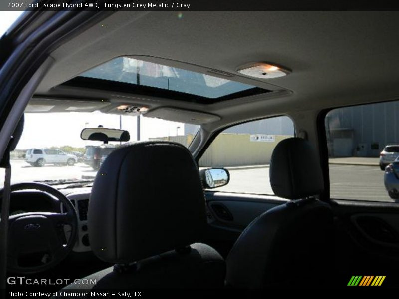Tungsten Grey Metallic / Gray 2007 Ford Escape Hybrid 4WD