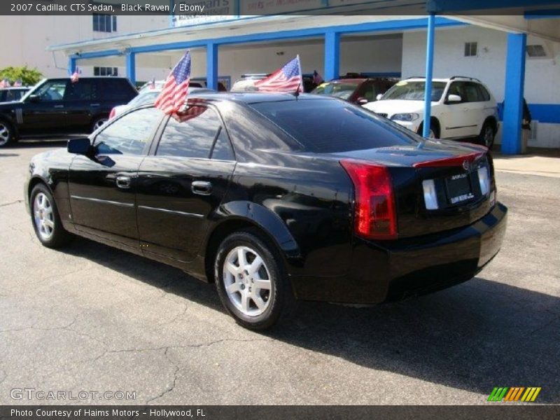 Black Raven / Ebony 2007 Cadillac CTS Sedan