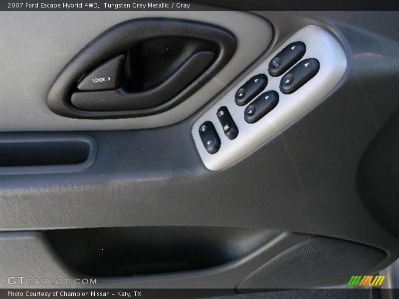 Tungsten Grey Metallic / Gray 2007 Ford Escape Hybrid 4WD
