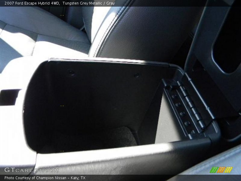 Tungsten Grey Metallic / Gray 2007 Ford Escape Hybrid 4WD