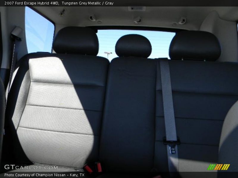 Tungsten Grey Metallic / Gray 2007 Ford Escape Hybrid 4WD