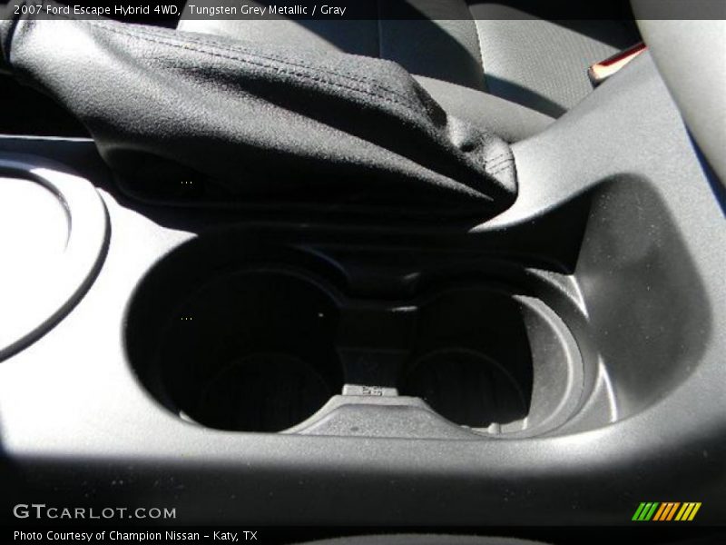 Tungsten Grey Metallic / Gray 2007 Ford Escape Hybrid 4WD