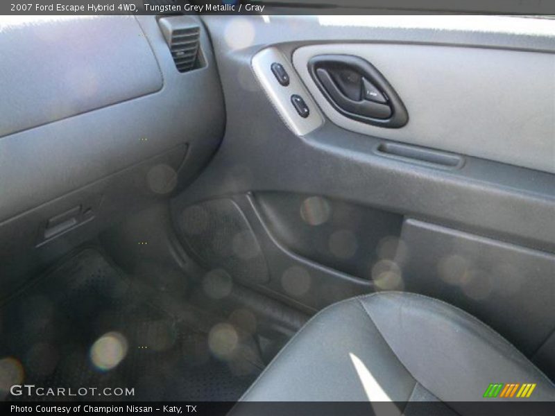 Tungsten Grey Metallic / Gray 2007 Ford Escape Hybrid 4WD