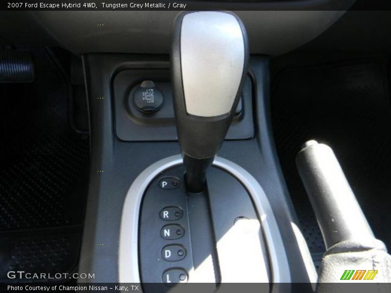 Tungsten Grey Metallic / Gray 2007 Ford Escape Hybrid 4WD