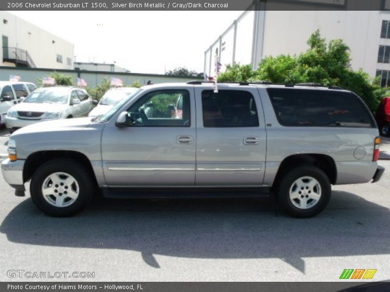 Silver Birch Metallic / Gray/Dark Charcoal 2006 Chevrolet Suburban LT 1500