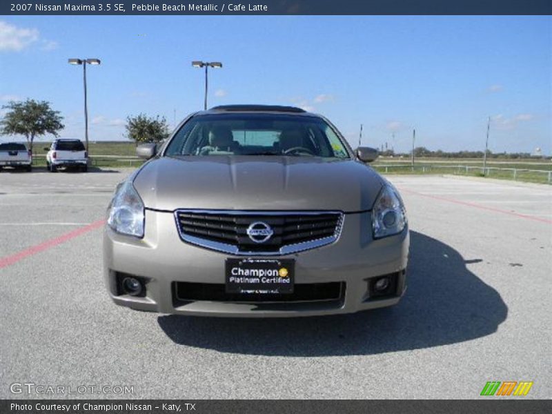 Pebble Beach Metallic / Cafe Latte 2007 Nissan Maxima 3.5 SE