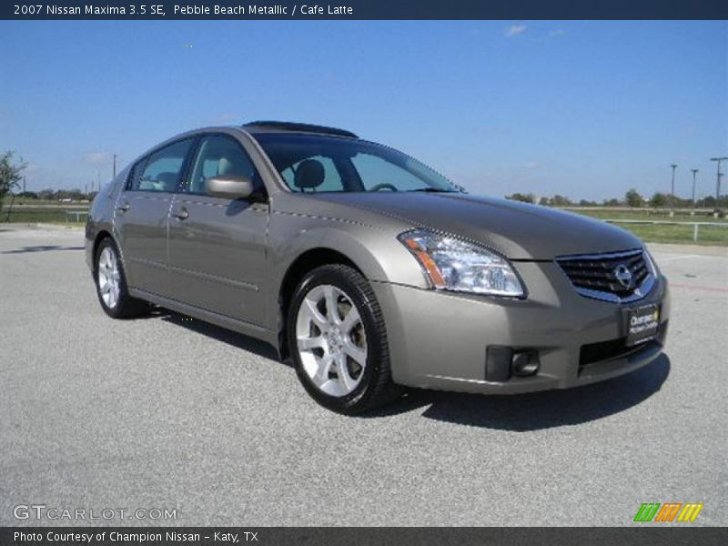 Pebble Beach Metallic / Cafe Latte 2007 Nissan Maxima 3.5 SE