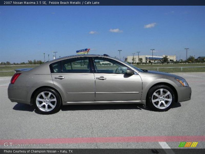 Pebble Beach Metallic / Cafe Latte 2007 Nissan Maxima 3.5 SE