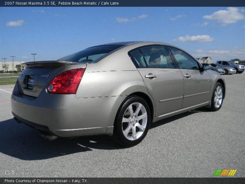 Pebble Beach Metallic / Cafe Latte 2007 Nissan Maxima 3.5 SE