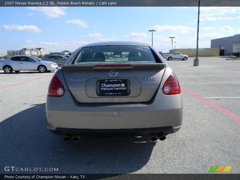 Pebble Beach Metallic / Cafe Latte 2007 Nissan Maxima 3.5 SE