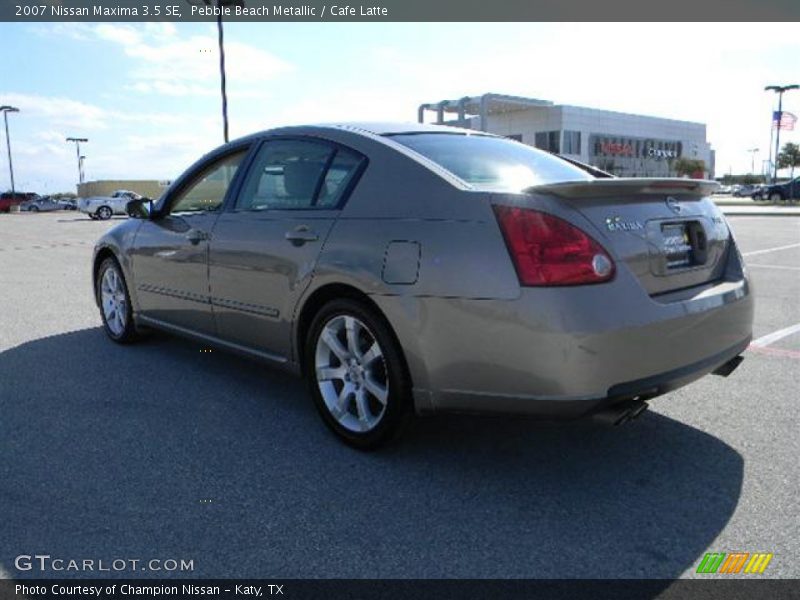 Pebble Beach Metallic / Cafe Latte 2007 Nissan Maxima 3.5 SE