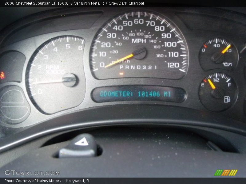 Silver Birch Metallic / Gray/Dark Charcoal 2006 Chevrolet Suburban LT 1500