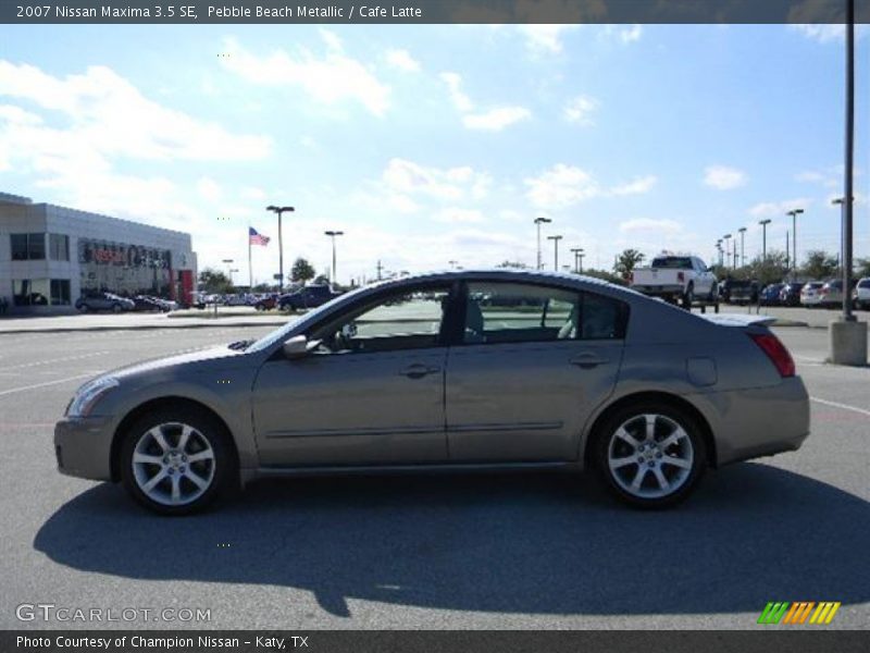 Pebble Beach Metallic / Cafe Latte 2007 Nissan Maxima 3.5 SE