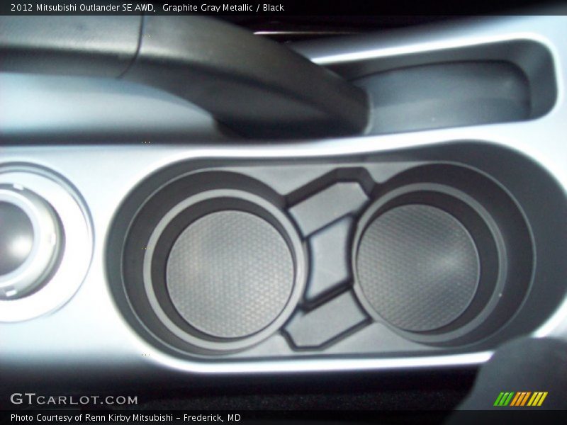 Graphite Gray Metallic / Black 2012 Mitsubishi Outlander SE AWD