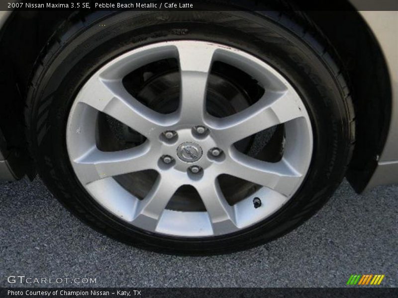 Pebble Beach Metallic / Cafe Latte 2007 Nissan Maxima 3.5 SE