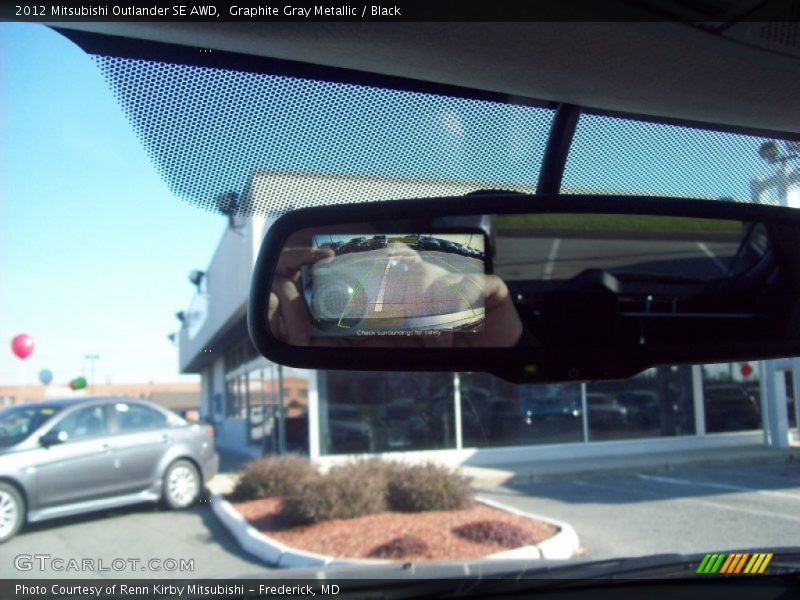 Graphite Gray Metallic / Black 2012 Mitsubishi Outlander SE AWD