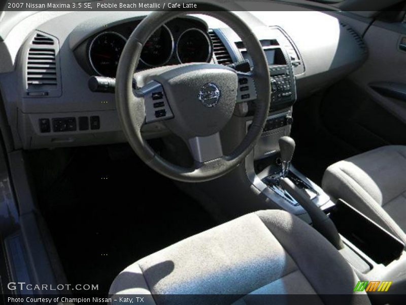 Pebble Beach Metallic / Cafe Latte 2007 Nissan Maxima 3.5 SE