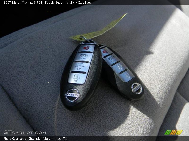 Pebble Beach Metallic / Cafe Latte 2007 Nissan Maxima 3.5 SE