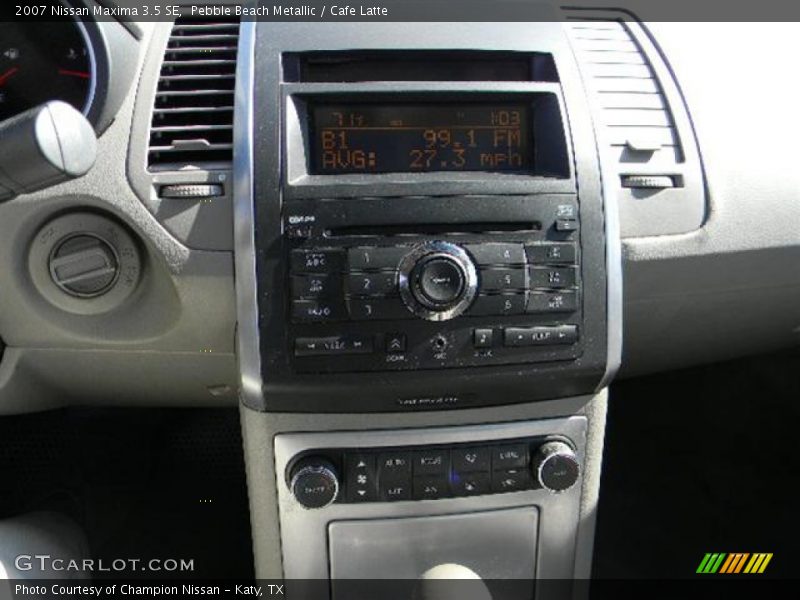 Pebble Beach Metallic / Cafe Latte 2007 Nissan Maxima 3.5 SE