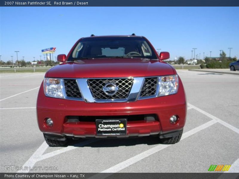 Red Brawn / Desert 2007 Nissan Pathfinder SE