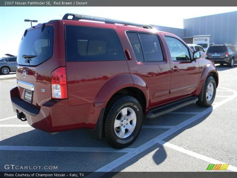 Red Brawn / Desert 2007 Nissan Pathfinder SE